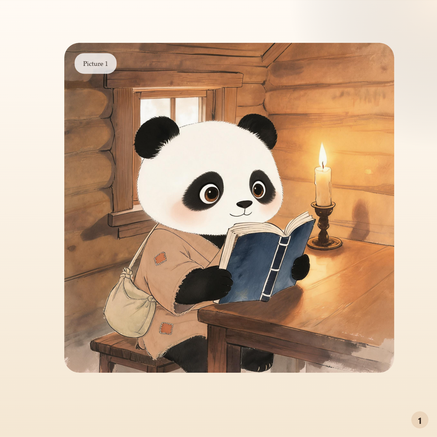 Chinese Classic Story Series:Panda Song Lian Returns the Book on Time - 图 3
