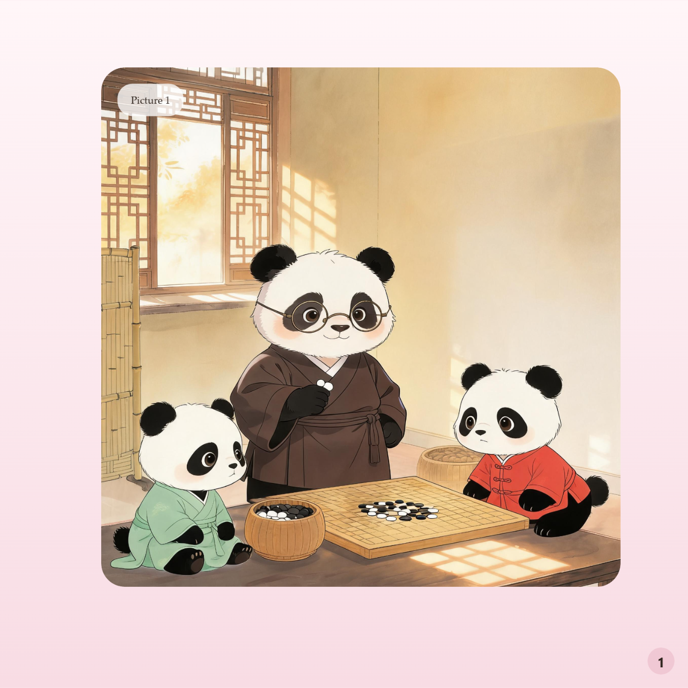 Chinese Classic Story Series:Pandas Learning to Play Chess - 图 3