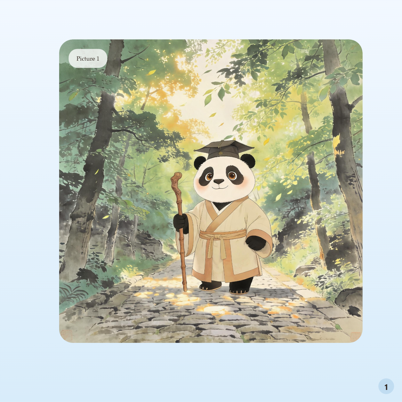 Chinese Classic Story Series:Two Panda Kids Debate About the Sun - 图 3