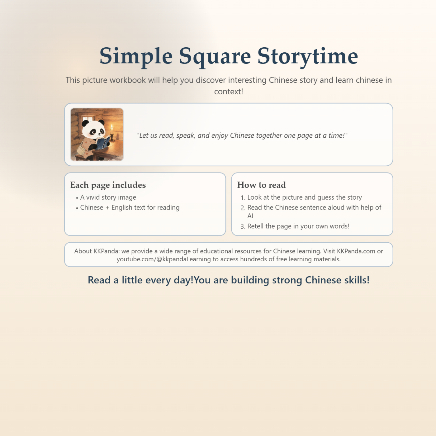 Chinese Classic Story Series:Panda Song Lian Returns the Book on Time - 图 2