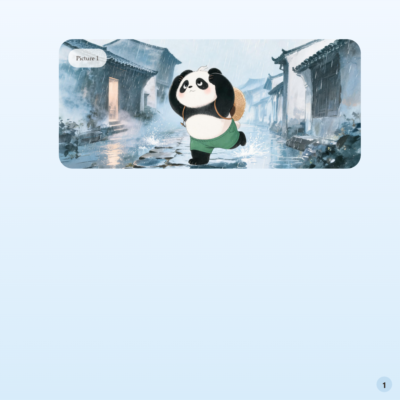 Chinese Classic Story Series:Panda Lu Ban Invents the Umbrella - 图 3